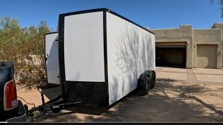 7X14 Enclosed Motorcycle Trailer [upl. by Fahland608]