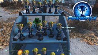 Fallout 4  All Bobblehead Locations Theyre Action Figures Trophy  Achievement Guide [upl. by Annodal]