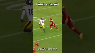 What a throw by Russel Wilson steelers football him fyp shots [upl. by Marcin]