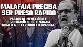 EXPLOSÃO EM BRASÍLIA MALAFAIA ATACA MORAES E INCITA ÓDIO E VIOLÊNCIA [upl. by Sola994]