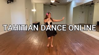 TAHITIAN DANCE ONLINE • Learn with Myriam [upl. by Nylloc]