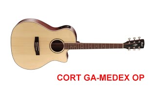 Cort GA MEDX OP mic amp pieza sounds [upl. by Leilah]