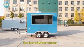 10ft Food Trailer For Sale Display  Honlu Food Trailer [upl. by Eldoria]