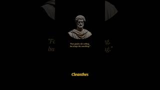 A stoic philosopher Cleanthes best Qoutes  stoicism philosophy shorts [upl. by Lotta]