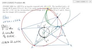 1999 USAMO Problem 6 [upl. by Enellek520]