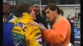 Video Completo Senna Discutindo Com Schumacher França 1992 [upl. by Dunn]