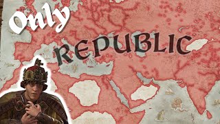 Crusader Kings 3 Time lapse All Republic Start [upl. by Boycey]