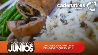 Lomo de cerdo relleno de higos y queso azul [upl. by Llenel]