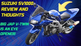 2003 Suzuki SV1000 Review A Big Japanese Vtwin You Must Consider Its Surprisingly Good [upl. by Miett]