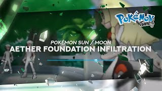 Pokémon Sun  Moon  Aether Foundation Infiltration 🎵 ᴴᴰ [upl. by Islek]