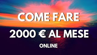 Guadagnare Online con lAffiliate Marketing [upl. by Fatma661]