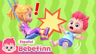 Seguridad en el Parque  Cuidados Diarios  Canciones Infantiles  Bebefinn en español [upl. by Nellaf478]