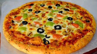 Best Homemade Pizza Recipe By Lively cooking [upl. by Ramuk812]