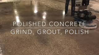 How To Prep Grout amp Polish Concrete [upl. by Westfall222]