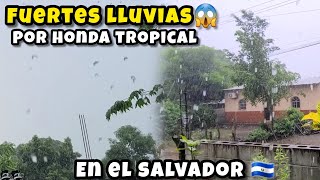 😱🌧sábado de FUERTES LLUVIAS por honda tropical en USULUTÁN EL SALVADOR [upl. by Elinnet]