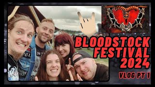 BLOODSTOCK 2024 VLOG PT1 TRAVELS THURSDAY BANDS amp BIN JOUSTING [upl. by Prem]