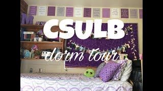 CSULB DORM TOUR  HILLSIDE [upl. by Olaznog]