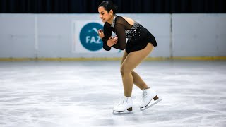 Minha primeira competição de patinação artística no gelo Arena Ice Brasil 03122022 [upl. by Pate952]