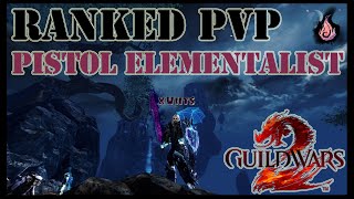 GW2  Ranked sPvP Season 42  Core Pistol Elementalist  Top Healing  Offensive  Rank 144 NA [upl. by Acemahs]