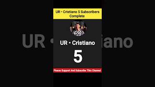 UR Cristiano  Introducing Cristiano Ronaldo Official YouTube Channel 5 Subscribes URCristiano [upl. by Orpah904]