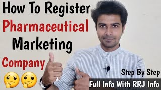 How To Register Pharmaceutical Marketing PvtLtd Company With Fees Approximately [upl. by Vivian716]