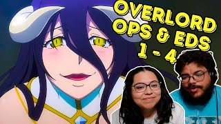 First Time REACTION To Overlord OPs amp Eds [upl. by Selry]