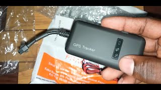 Unboxing and testing GPS Tracker GT02A with Real Time online Tracking For Cars and Motorcycles [upl. by Macario]