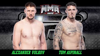 PREDICCION Alexander Volkov vs Tom Aspinall Analisis UFC Londres [upl. by Millard]