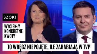 Ujawniono GIGANTYCZNE ZAROBKI prezenterów Wiadomości TVP Tyle zarabiają z NASZYCH PODATKÓW [upl. by Nyar]