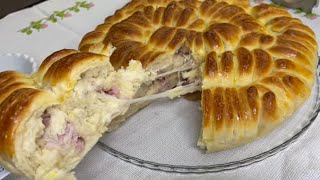 RICETTA TORTA SALATA FATTA IN CASA sofficissima [upl. by Anaitsirk]