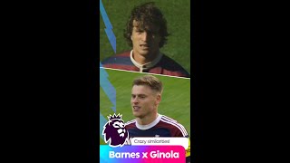 Same kit same goal Harvey Barnes recreates David Ginolas goal 29 years later [upl. by Yrrah]