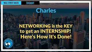 NETWORKING is the KEY to get an INTERNSHIP Heres How Its Done  Episode 159 Highlights [upl. by Aderfla]