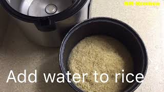 How to cook Parboiled Rice with Rice Cooker [upl. by Laekim408]