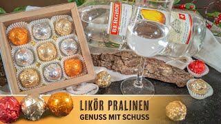 Likör Pralinen selber machen [upl. by Nadabas]