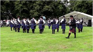 24 Johnstone Pipe Band G1 Renfrew 22 7 2023 [upl. by Bertasi703]