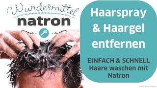 Haarspray amp Haargel entfernen [upl. by Nomad]