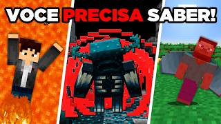 ✔️ Você NUNCA mais vai MORRER no MINECRAFT SURVIVAL e HARDCORE GUIA COMPLETO [upl. by Reyaht841]