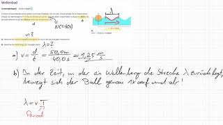 LEIFIphysik Aufgabenlösung  Wellenbad [upl. by Ahset]
