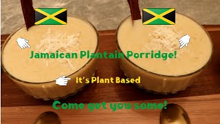 Jamaican Plantain Porridge plantbased jamaicanfood westindianfood food recipe recipes plants [upl. by Agate574]