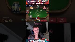 MASSIVE Bounty Spot with Kings poker onlinepoker [upl. by Cuthbertson]