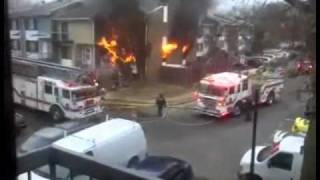 Fairfax VA fire with Flashover [upl. by Dill931]