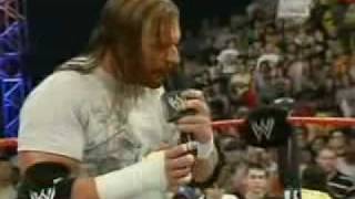 Triple H makes Fun of Vince Mcmahon on RAW [upl. by Sotsirhc]