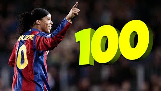 Top 100 Goals Scored By Legendary Football Players [upl. by Ezaria185]