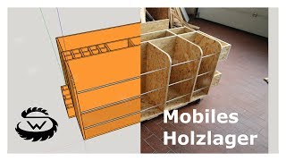 Holzlager selber bauen für die Werkstatt [upl. by Rechaba933]