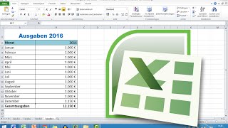 Tabelle in Excel erstellen  Grundkurs Excel [upl. by Sinnek]