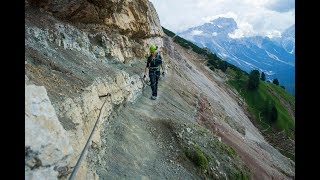 Via ferrata Astaldi Dolomites [upl. by Catha]