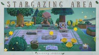 Stargazing Area  Animal Crossing New Horizons 🌠 [upl. by Atter]