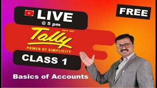 Tally Live Class 1 Basics of Account  IIMS Institutes [upl. by Adlihtam197]