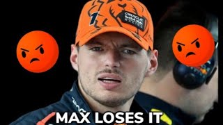 MAX VERSTAPPEN LOSES HIS HEAD IN HUNGARY TEAM RADIO 🤣🤣 [upl. by Adirem]