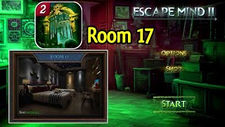 Escape Mind 2 room 17 unlock walkthrough solution  Escape mind II room 17 [upl. by Odlavso]